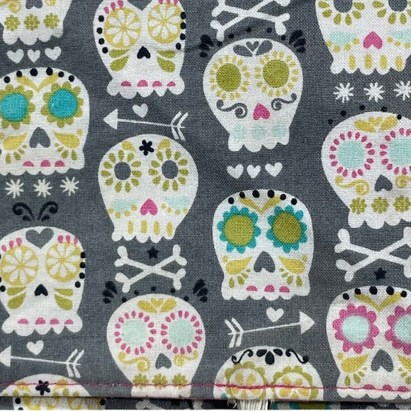 Handmade Women's Candy Skull Small Purse - Picture 2 of 6